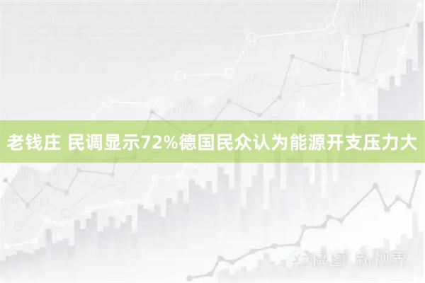 老钱庄 民调显示72%德国民众认为能源开支压力大