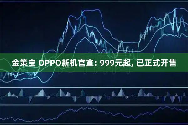 金策宝 OPPO新机官宣: 999元起, 已正式开售